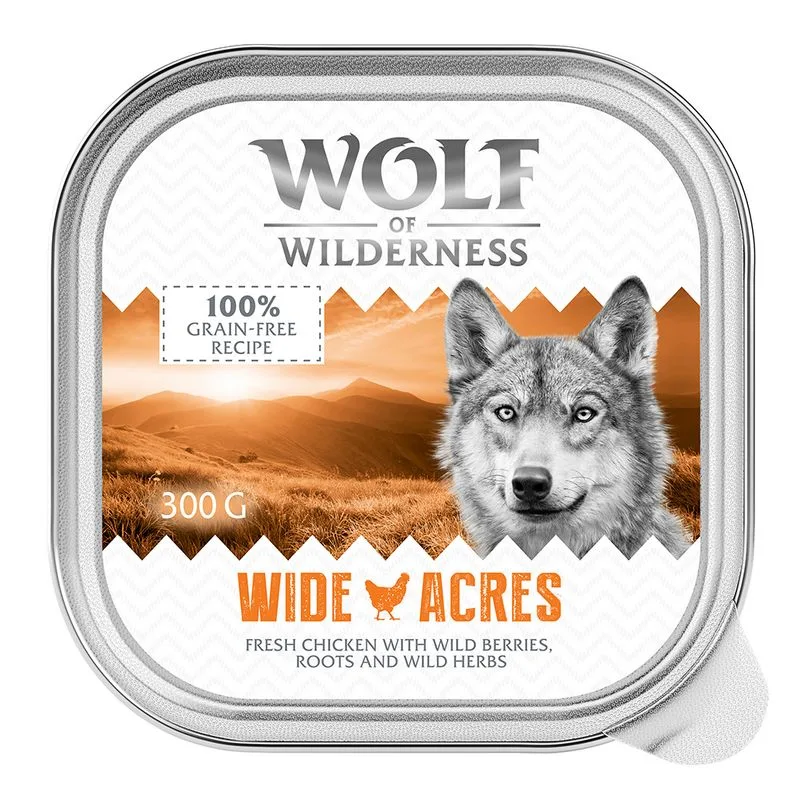 Wolf of Wilderness Adult 24 x 300 g (Wide Acres - Pollo)