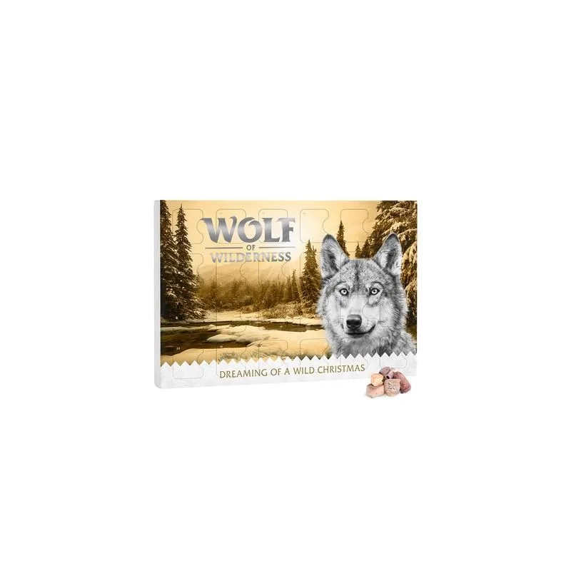 Wolf of Wilderness Calendario dell'Avvento per cani - Snack senza cereali RAW (Set %: 3 pz (3 x 67 g))