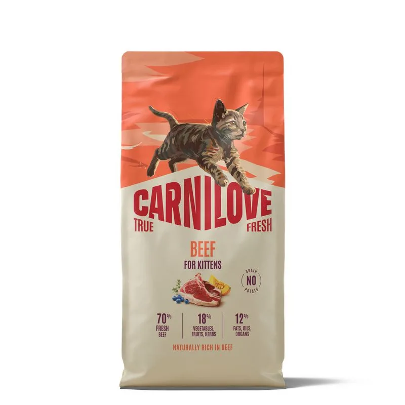 Carnilove True Fresh Kitten con Manzo (Set %: 2 x 6 kg)