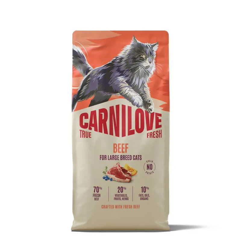 Carnilove True Fresh Large Adult Cat Manzo (Set %: 2 x 6 kg)