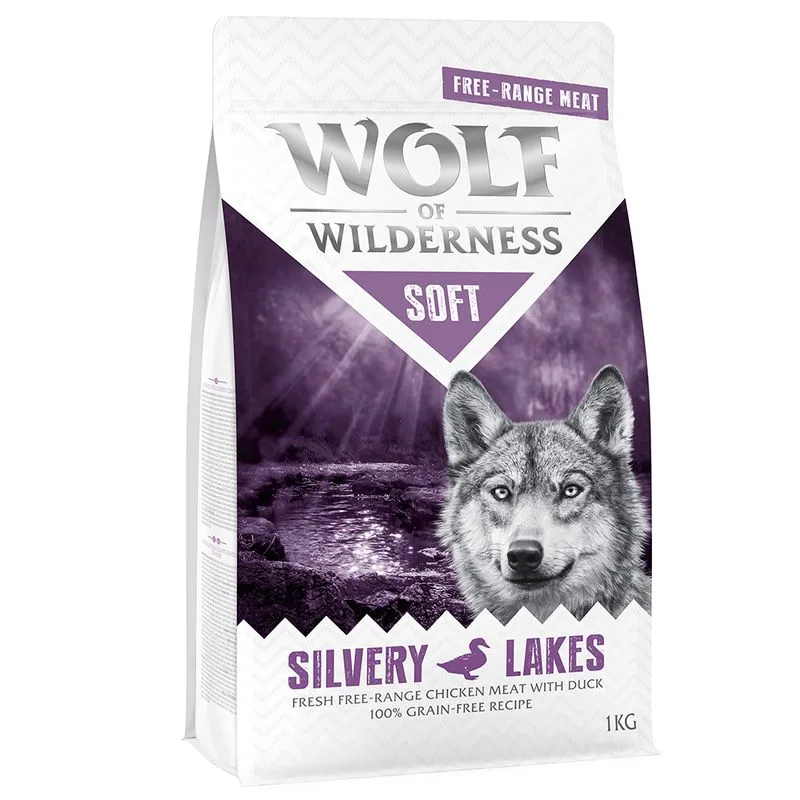 Wolf of Wilderness Soft - Silvery Lakes Pollo allevato all'aperto & Anatra (5 kg (5 x 1 kg))