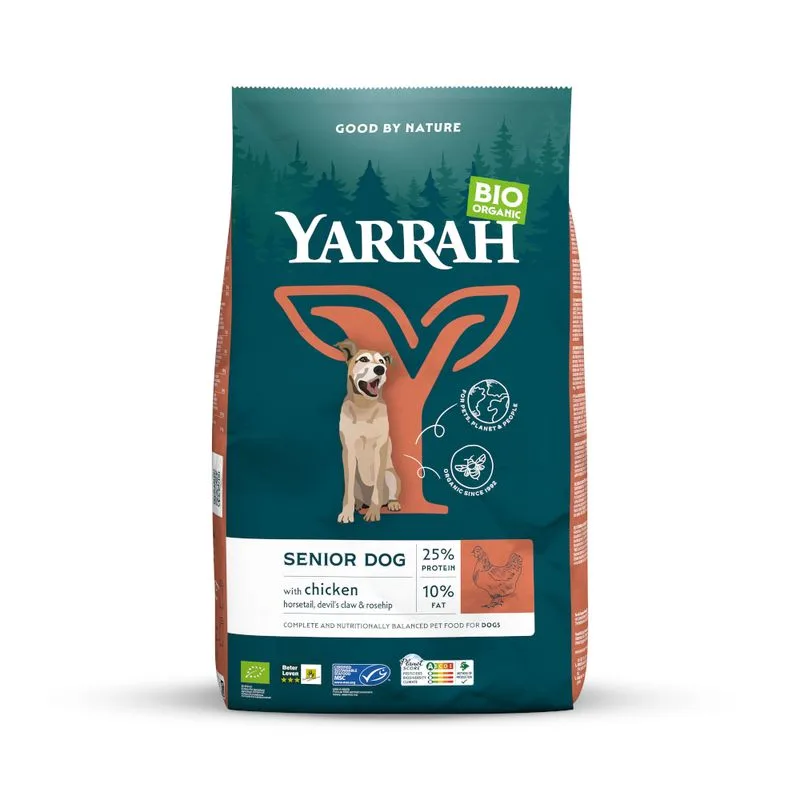 Yarrah Bio Senior con Pollo bio Crocchette per cane (2 kg)