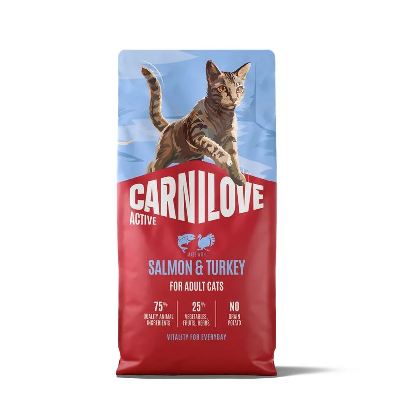 Carnilove Active Cat con Salmone & Tacchino (Set %: 2 x 6 kg)
