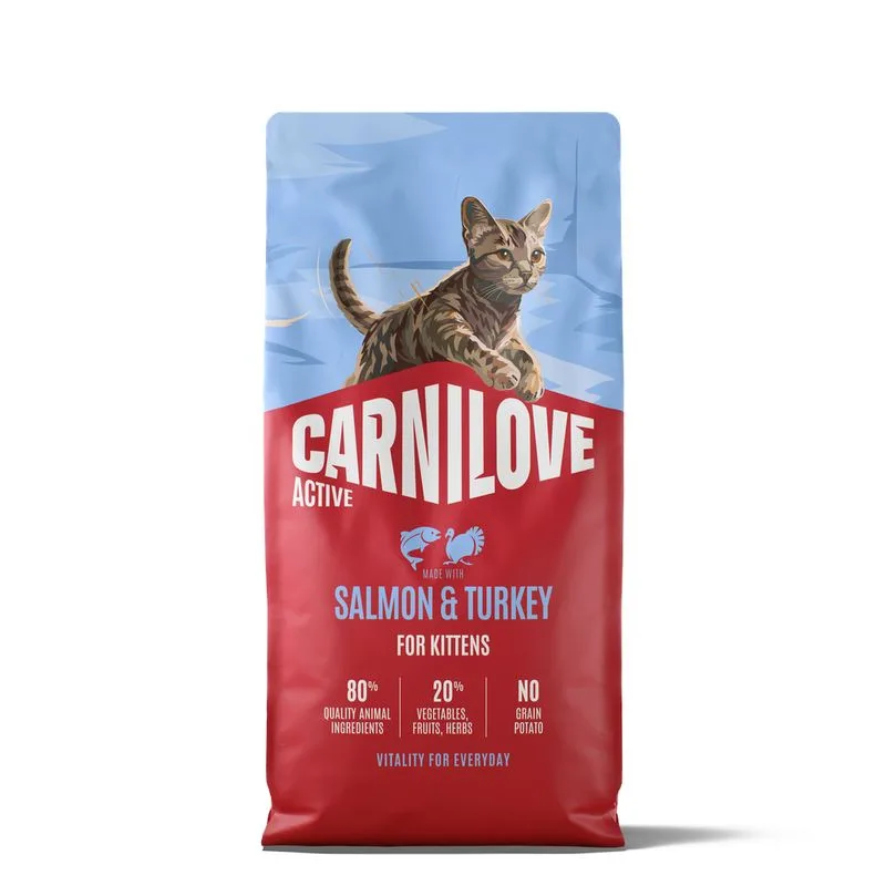 Carnilove Active Kitten con Salmone & Tacchino (Set %: 2 x 6 kg)