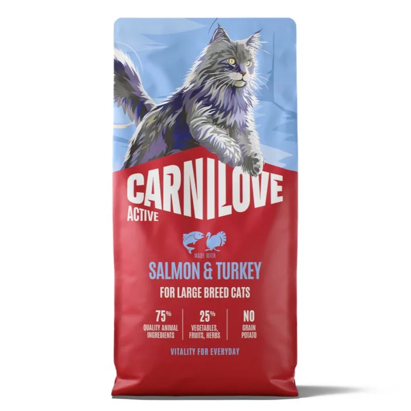 Carnilove Active Large Cat con Salmone & Tacchino (Set %: 2 x 6 kg)