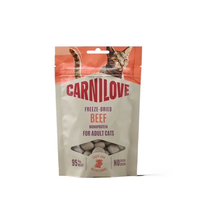 Carnilove Cat Freeze Dried (Set %: 4 x 40 g Manzo)