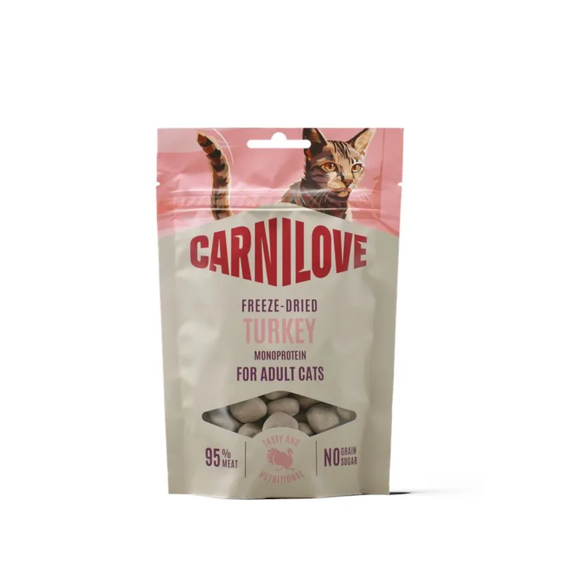 Carnilove Cat Freeze Dried (Set %: 4 x 40 g Tacchino)