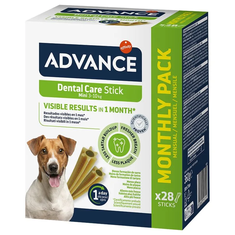 Advance Dental Mini Stick Snack per cane (Set %: 2 x 360 g)
