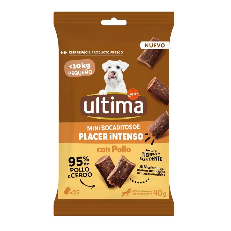 Ultima Dog Mini Snack (Set %: 3 x 40 g Pollo)