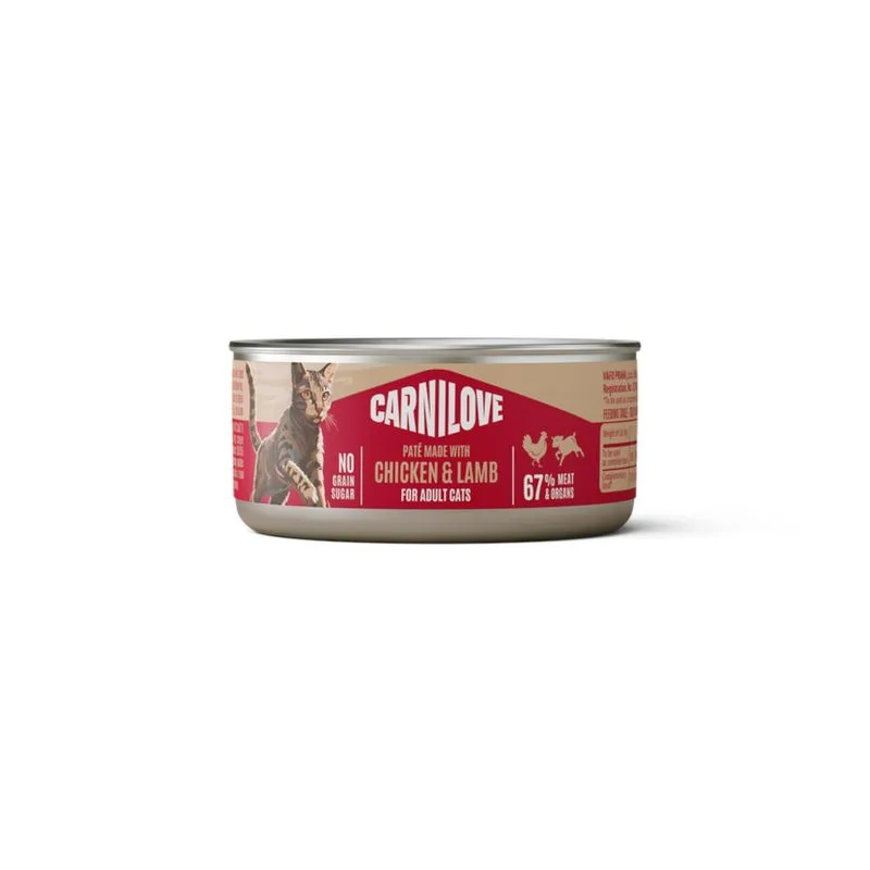 Carnilove Cat Paté 6 x 100 g (Pollo & Agnello)