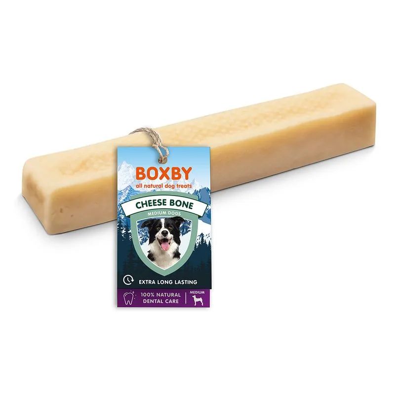 Boxby Cheese Bone Snack per cane (cani medi (10 - 20 kg))