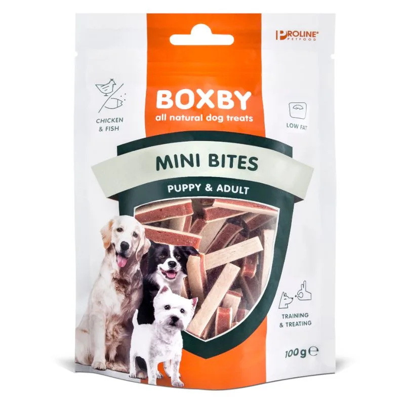 Boxby Puppy Mini Bites Snack per cuccioli (100 g)