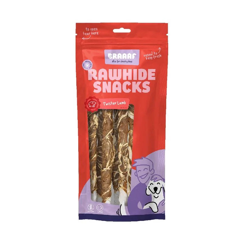 Braaaf Twisters Agnello con Merluzzo (Set %: 12 pz)