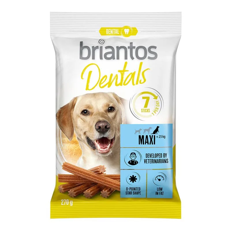 Briantos Dentals Snack per cani (Maxi (7 bastoncini))