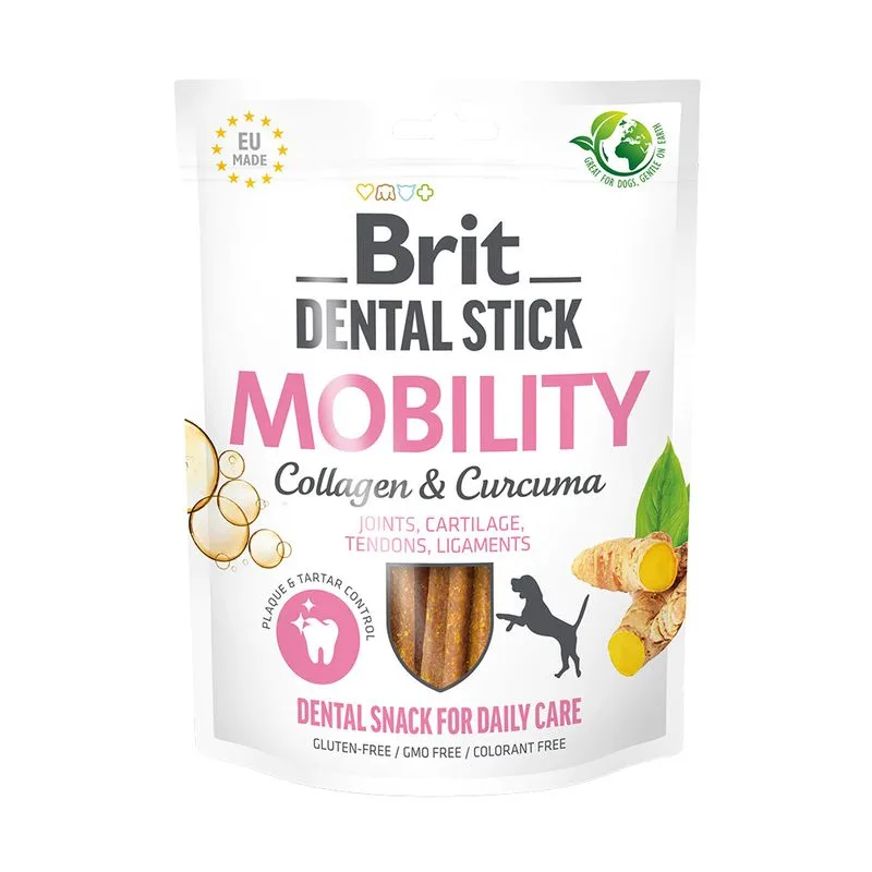 Brit Dental Stick Mobility con Curcuma & Collagene Snack cane