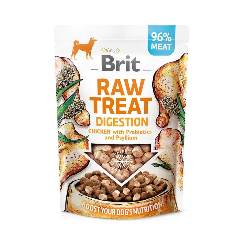 Brit Raw Treat Digestion con Pollo Snack cane (Set %: 3 x 40 g)