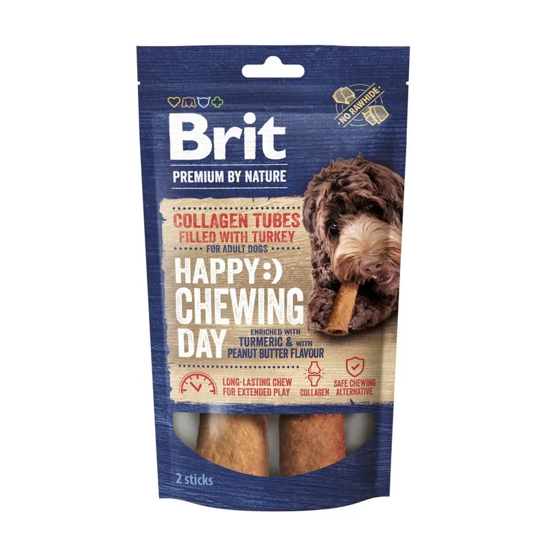 Brit Premium by Nature Collagen Tubes con Tacchino (Set %: 3 x 2 pz)