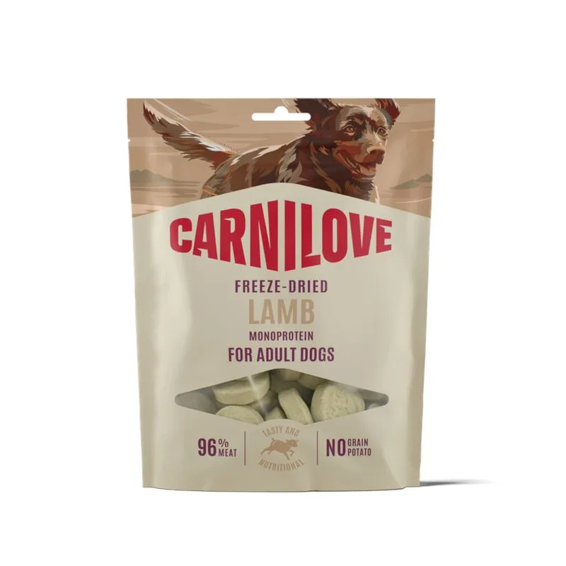 Carnilove Dog Freeze Dried Snack (Set %: 4 x 60 g Agnello)