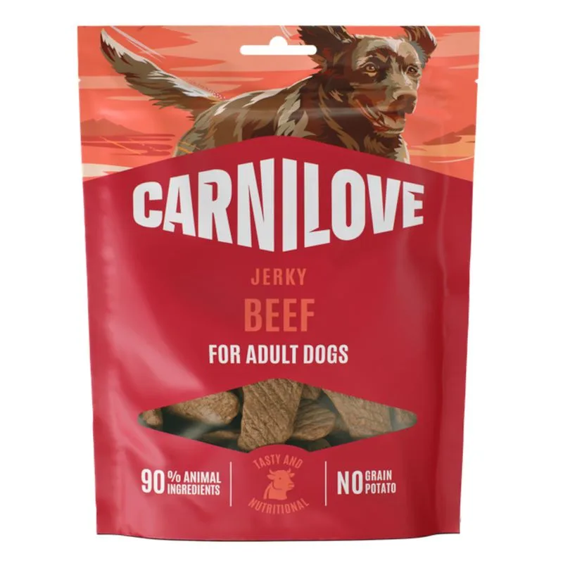Carnilove Dog Jerky Snack (Set %: 4 x 100 g Manzo)