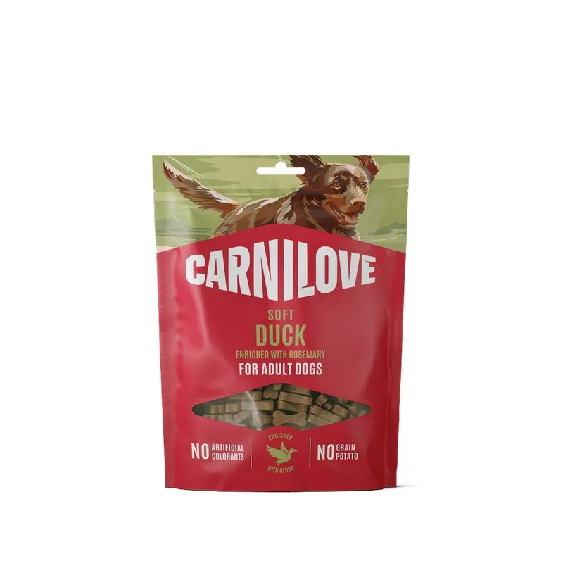 Carnilove Dog Soft Snack (Set %: 4 x 200 g Anatra con rosmarino)