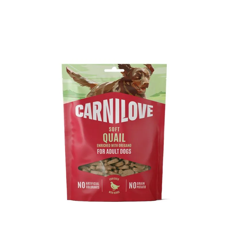 Carnilove Dog Soft Snack (Set %: 4 x 200 g Quaglia con origano)