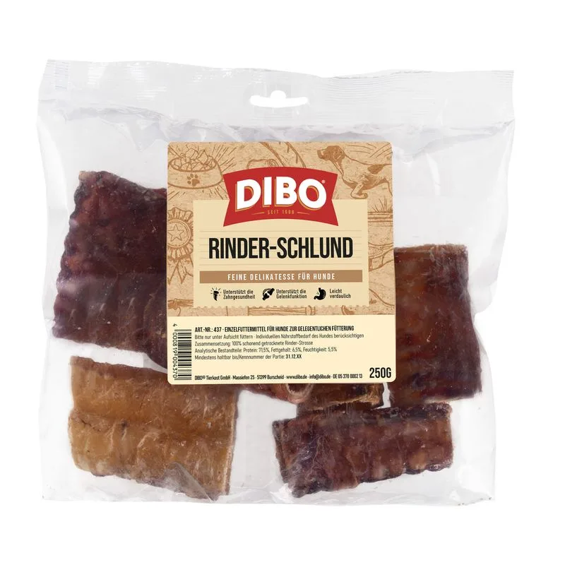 DIBO Trachee di Manzo Premium (Set %: 6 x 250 g)