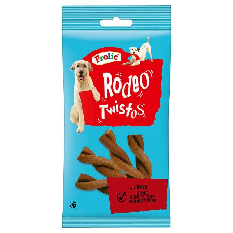 Frolic Rodeo Twistos (con Manzo (18 x 6 pz.))
