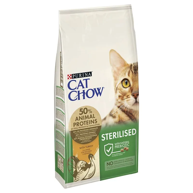 PURINA Cat Chow Special Care Sterilized Tacchino Crocchette per gatto (Set %: 2 x 10 kg)