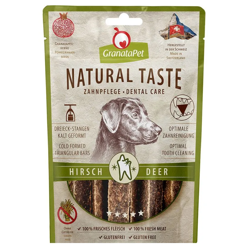 GranataPet Natural Taste Dentrix Snack per cani (Set %: 3 x 70 g)