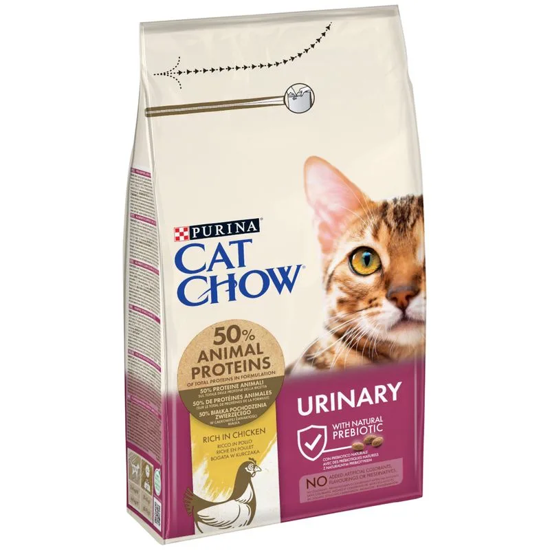 PURINA Cat Chow Urinary Tract Health ricco in Pollo Crocchette per gatto (4,5 kg)