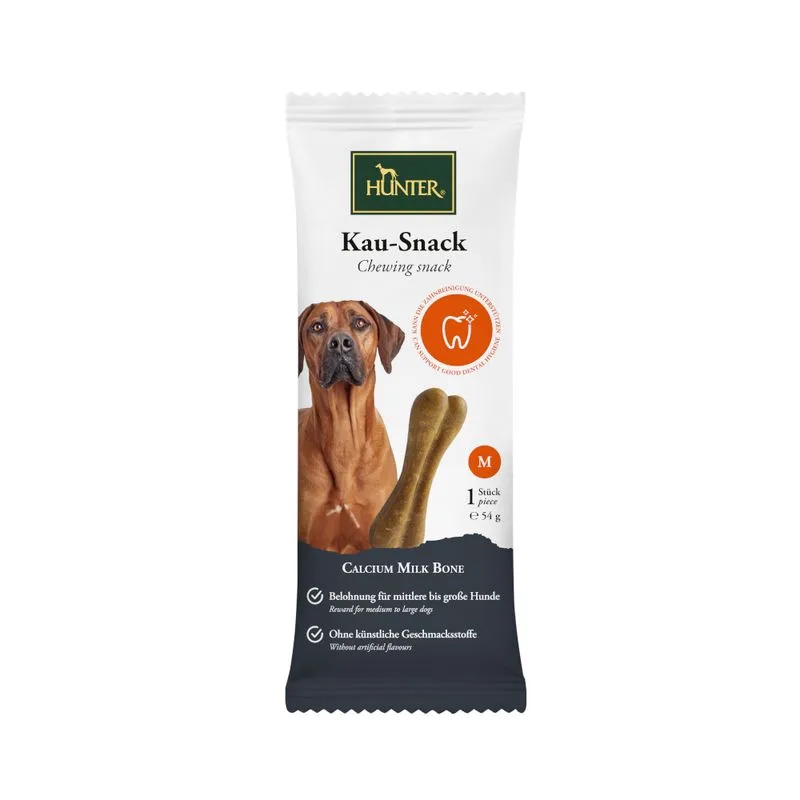Hunter Calcium Milk Bone Snack per cani (1 pz da 10 cm)