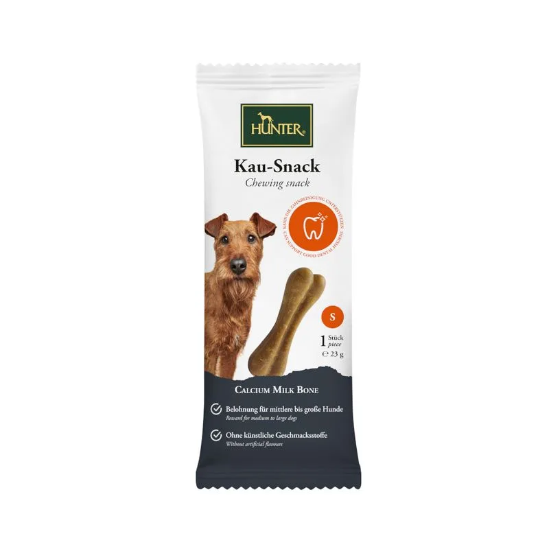 Hunter Calcium Milk Bone Snack per cani (1 pz da 7,5 cm)