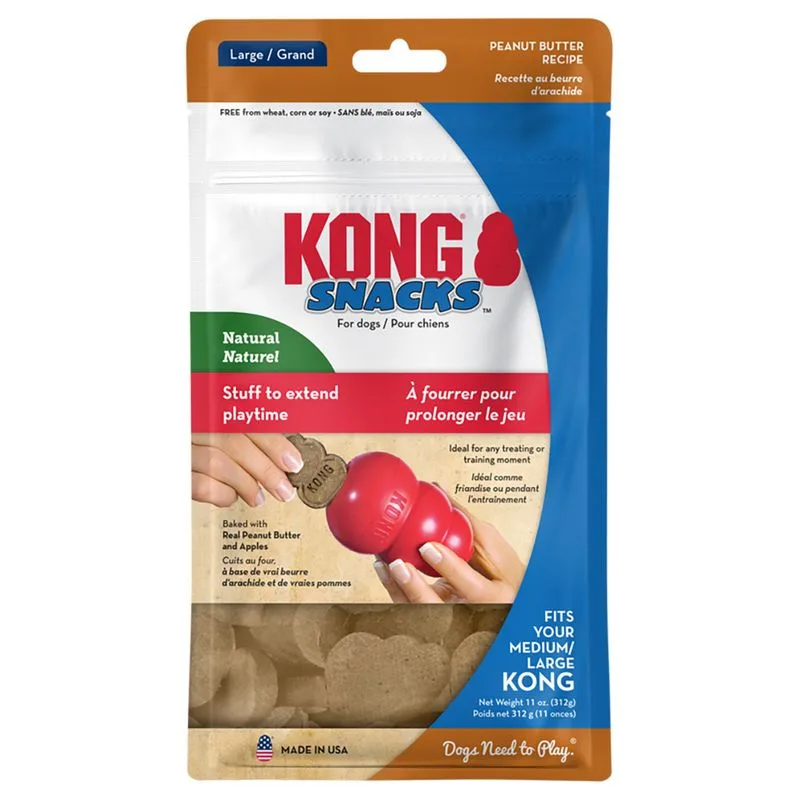 KONG Snacks Peanut Butter Snack per cane (L)