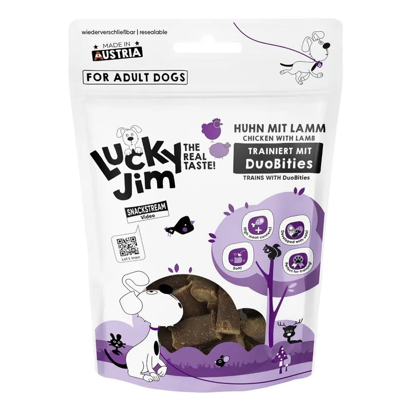 Lucky Jim DuoBities (Set %: Pollo con agnello (8 x 70 g))