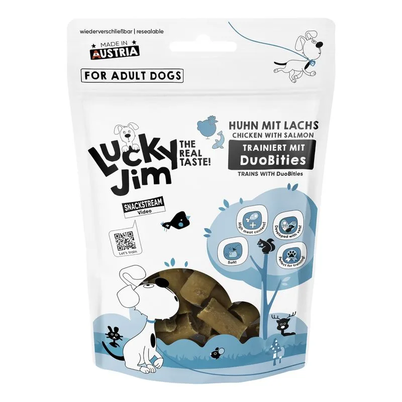 Lucky Jim DuoBities (Set %: Pollo con salmone (8 x 70 g))