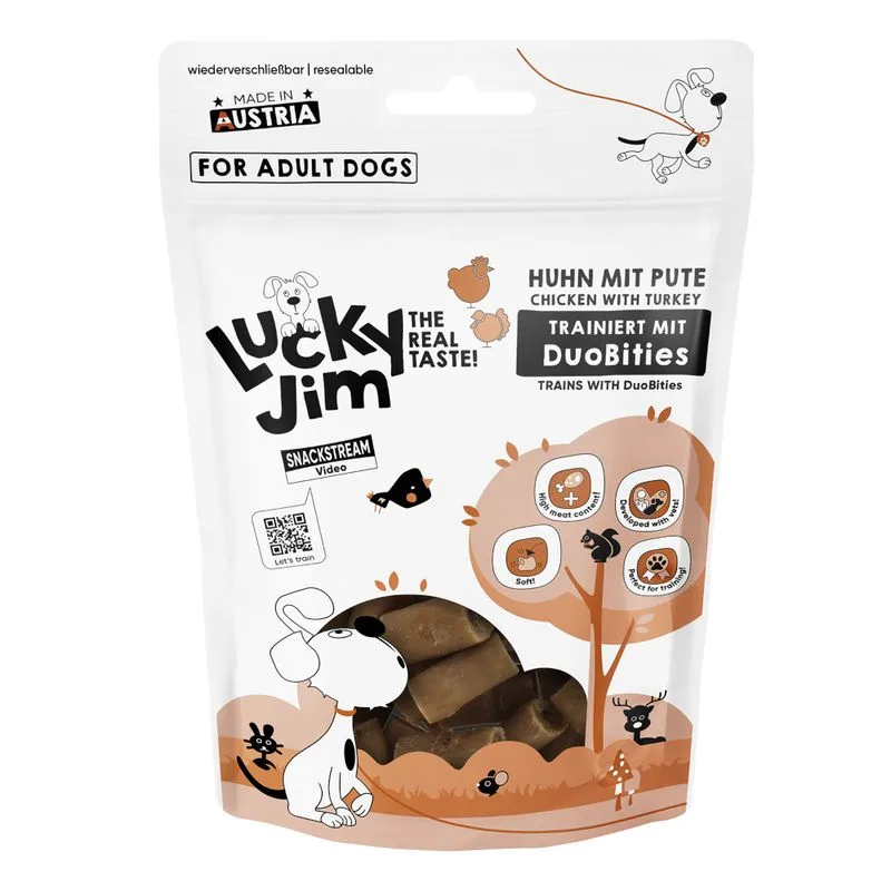 Lucky Jim DuoBities (Set %: Pollo con tacchino (8 x 70 g))