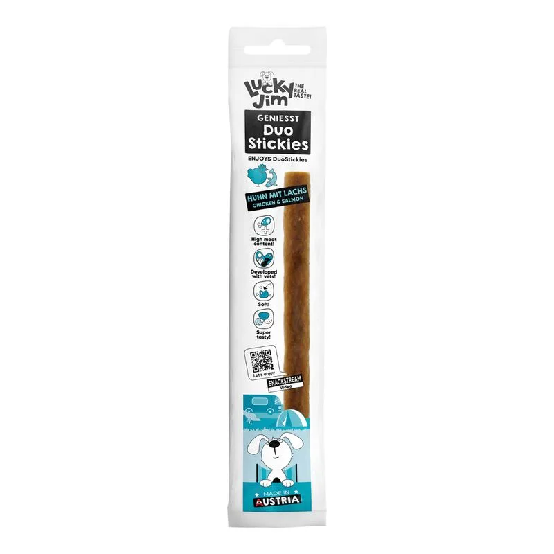 Lucky Jim DuoStickies 15 g (Set %: 3 x 15 g Pollo con Salmone)