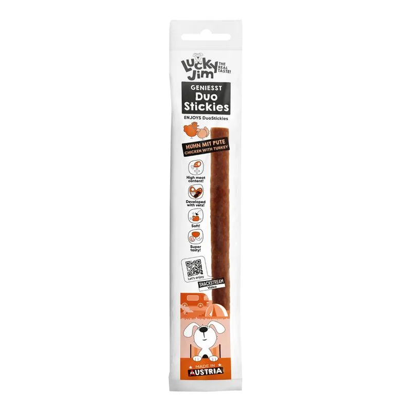 Lucky Jim DuoStickies 15 g (Set %: 3 x 15 g Pollo con Tacchino)