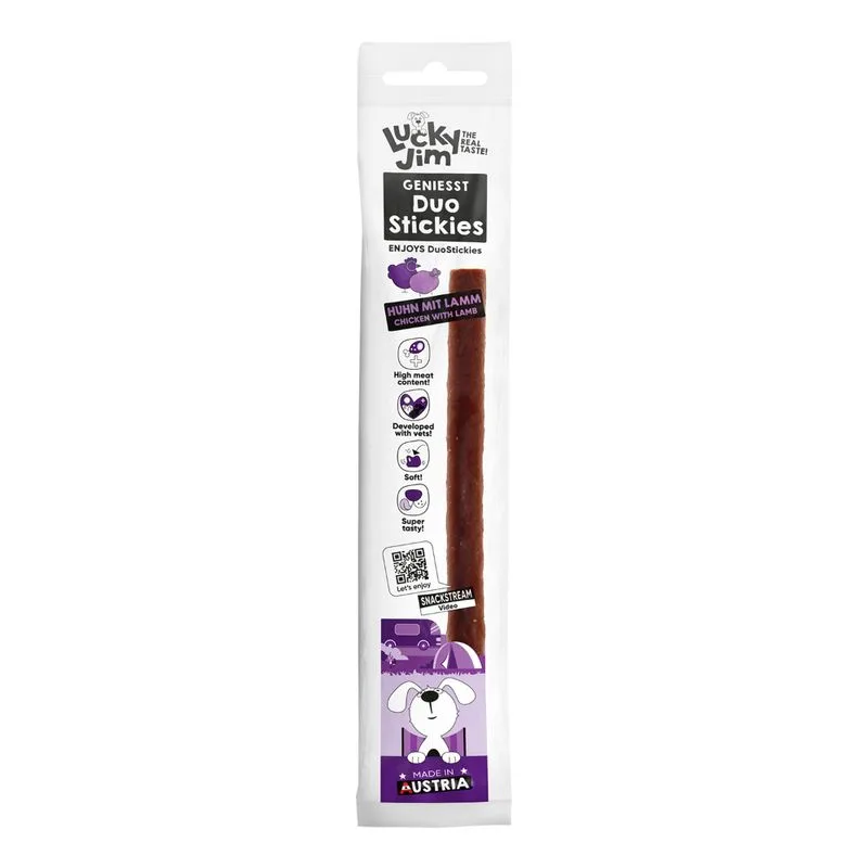 Lucky Jim DuoStickies 15 g (Set%: 3 x 15 g Pollo con Agnello)