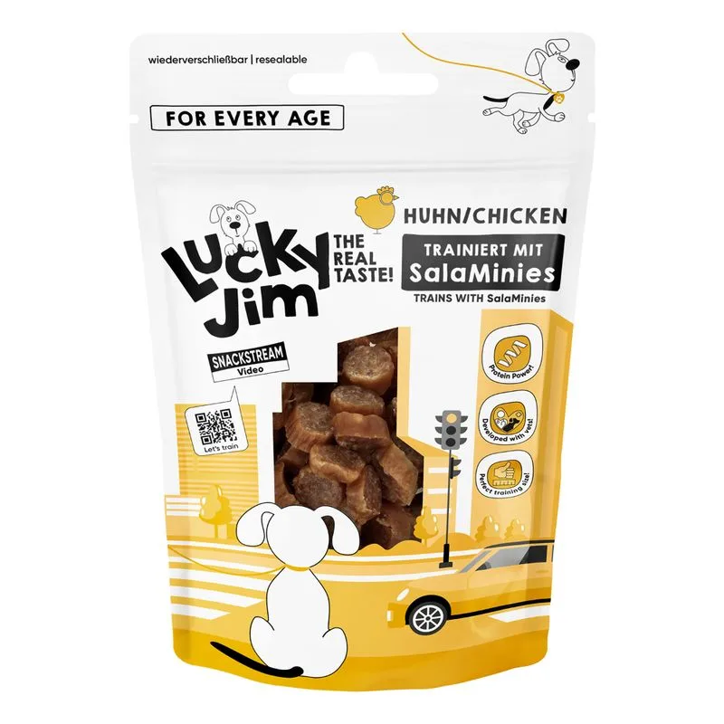 Lucky Jim Salamini 70 g (Set %: 10 x 70 g Pollame)