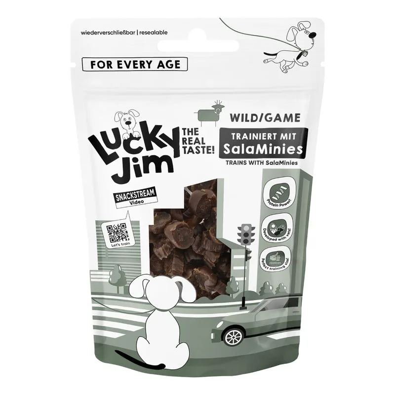 Lucky Jim Salamini 70 g (Set %: 10 x 70 g Selvaggina)