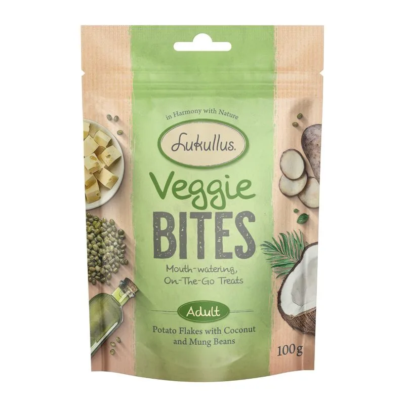 Lukullus Veggie Bites Adult Snack per cane (Set %: 3 x 100 g)