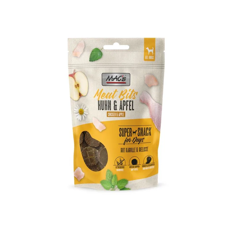 MAC's Meat Bits (Set %: 6 x 90 g Pollo & Mela)
