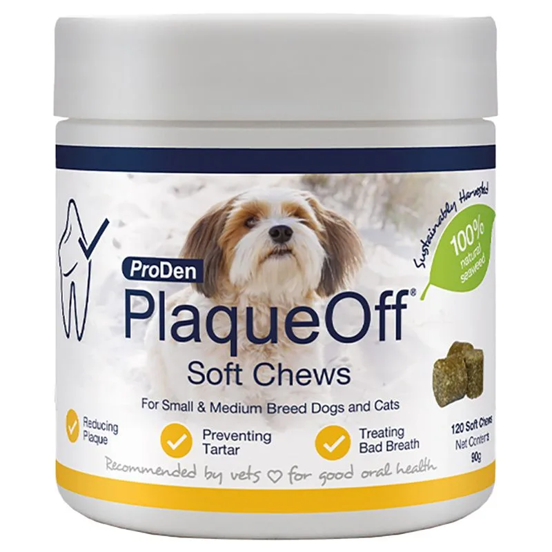 ProDen PlaqueOff Soft Chews Small & Medium per cani