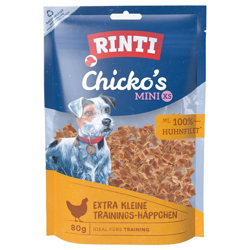 RINTI Chicko Mini XS Pollo (Set %: 3 x 80 g)