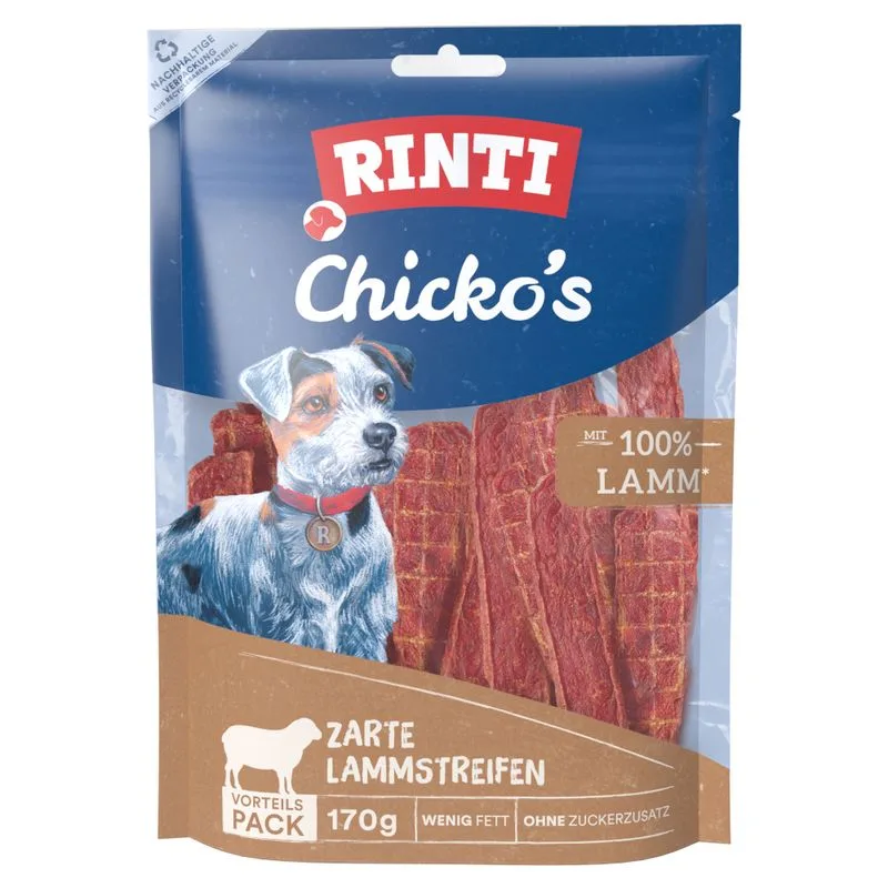 RINTI Chicko Snack per cani (4 x 170 g, Agnello)