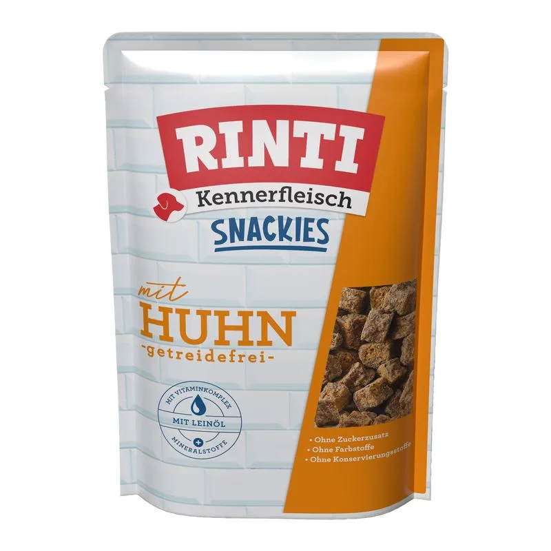 RINTI Kennerfleisch Snackies (Set %: 5 x 225 g Pollo)