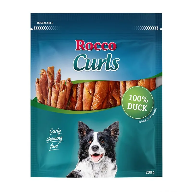Rocco Curls Snack per cani (200 g Anatra)