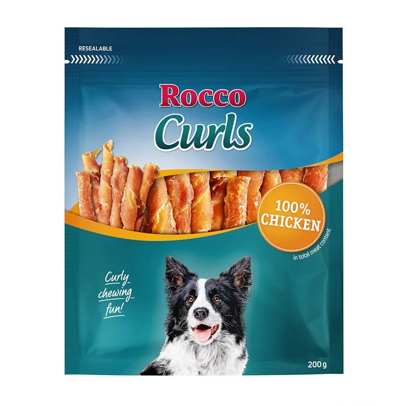 Rocco Curls Snack per cani (200 g Pollo)