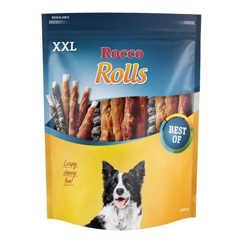 Rocco Rolls XXL (1 kg Mix: Petto di Pollo, Petto di Anatra, Pesce)
